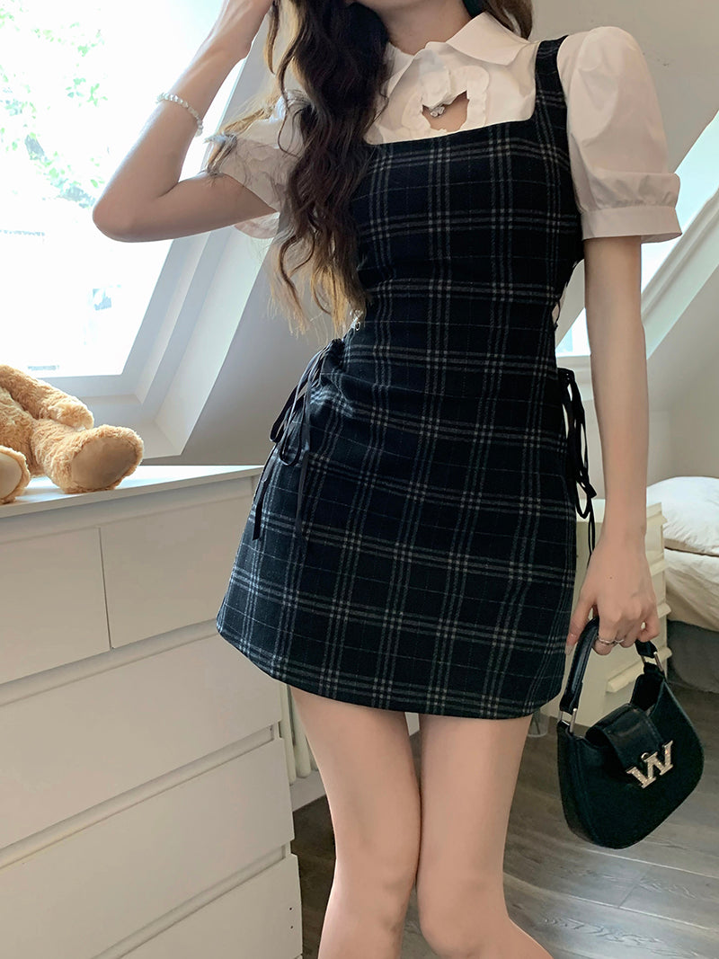 Stella Plaid Dress Set