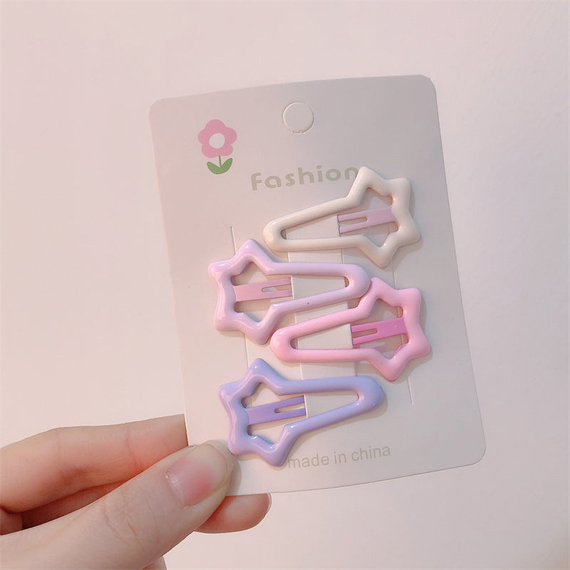 Cute Pastel Star Hair Clips