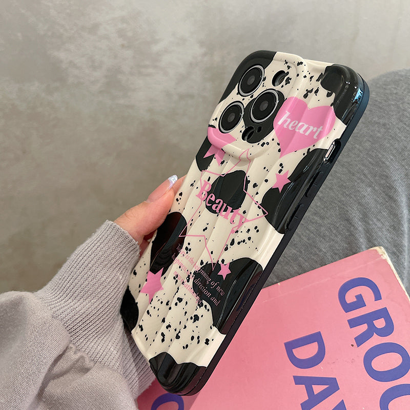 Milky Splash Heart Case