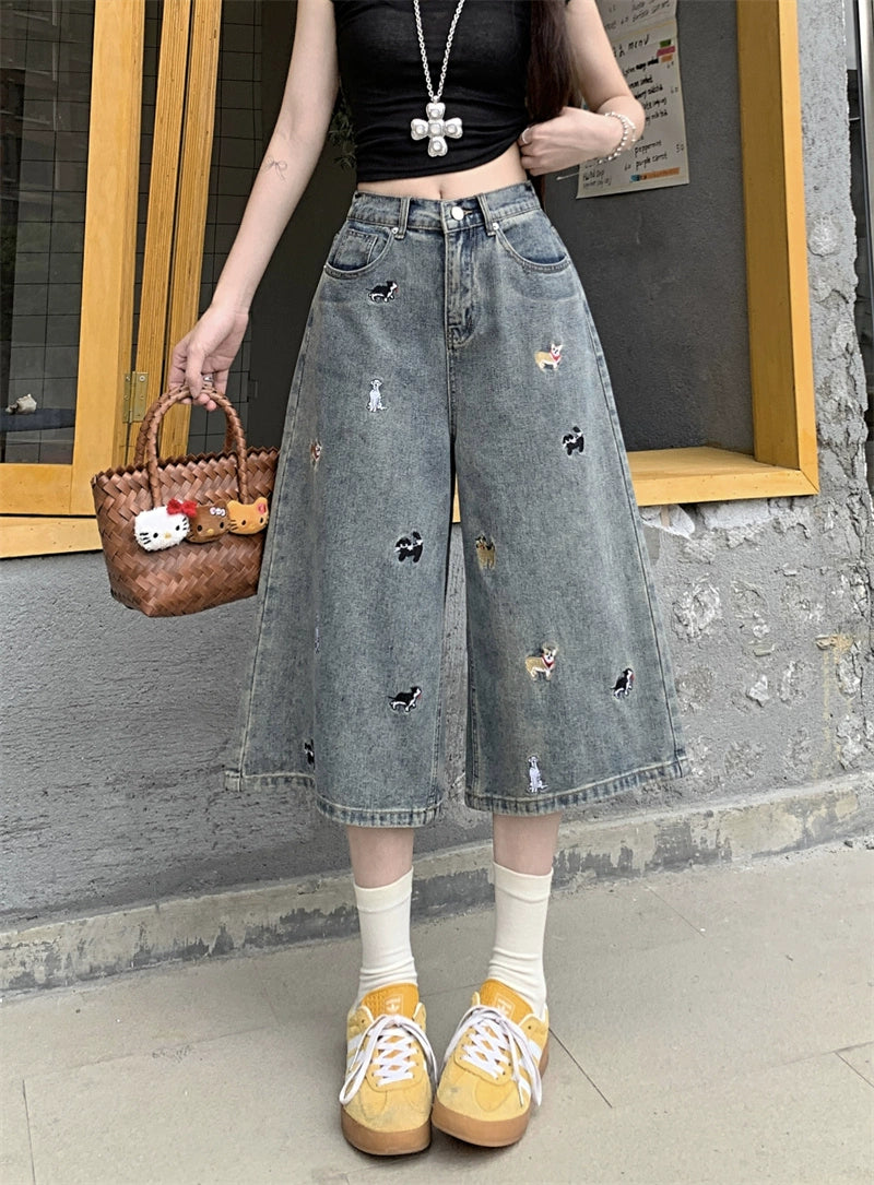 Denim Bermuda Shorts