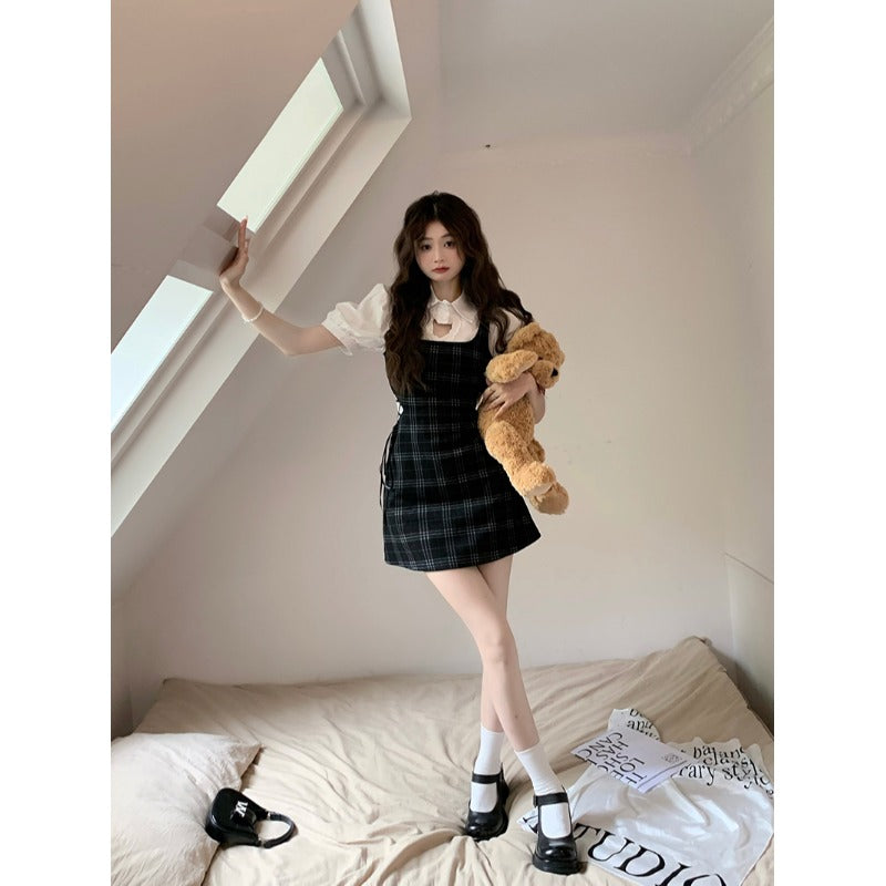 Stella Plaid Dress Set