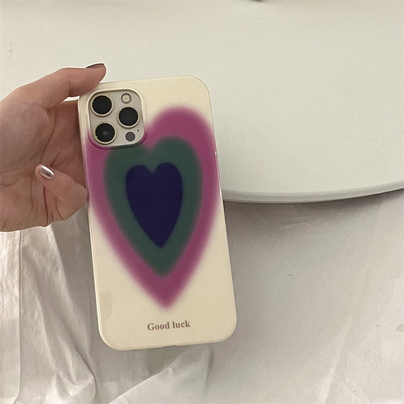 Contrast Layer Heart Case