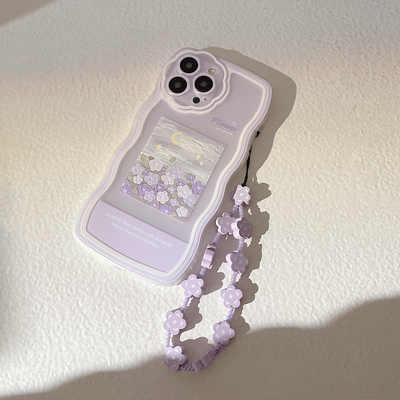 Lilac Garden Phone Charm Case