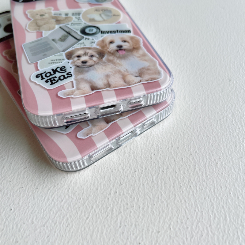 Pink Pups Vertical Case