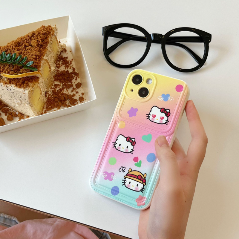 Kidcore Gradient Kitty Case