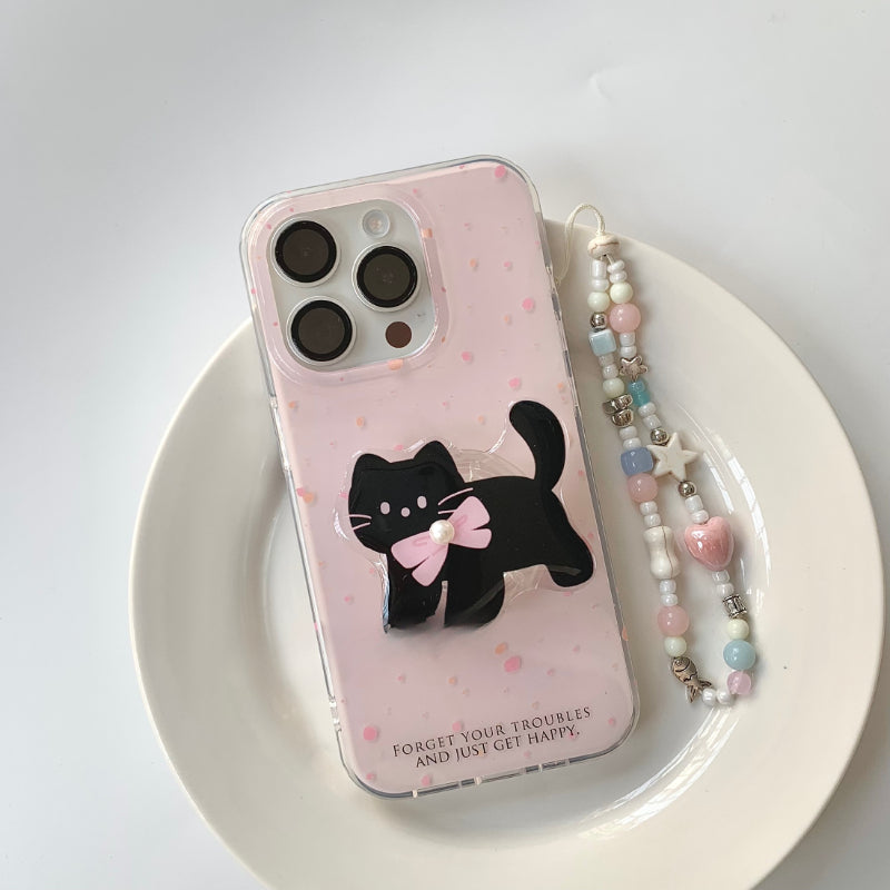 Happy Cherry Cat Phone Case