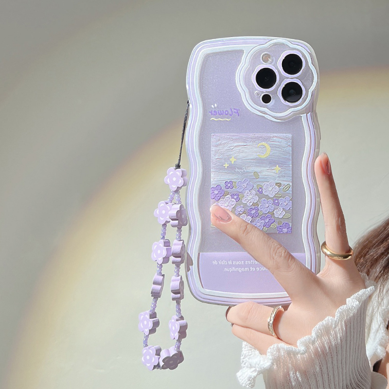 Lilac Garden Phone Charm Case