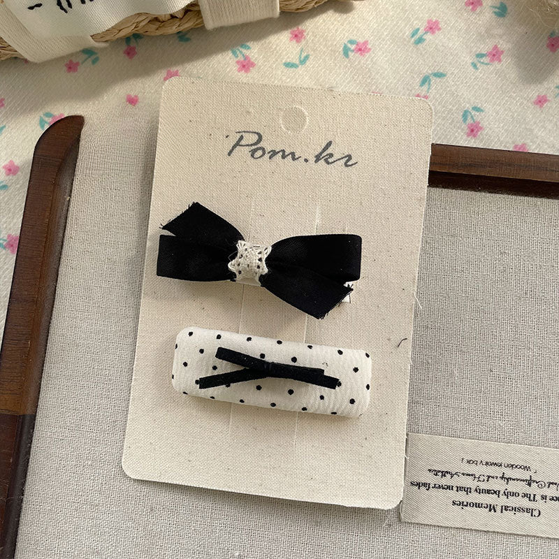 Chic Polka Dot Clips