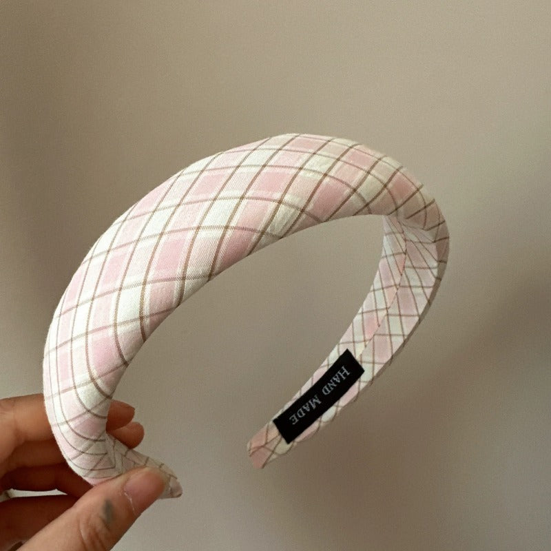Argyle Padded Hairband Accessory