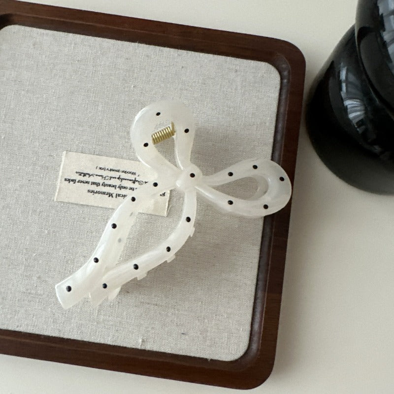 Polka Dot Hair Clips