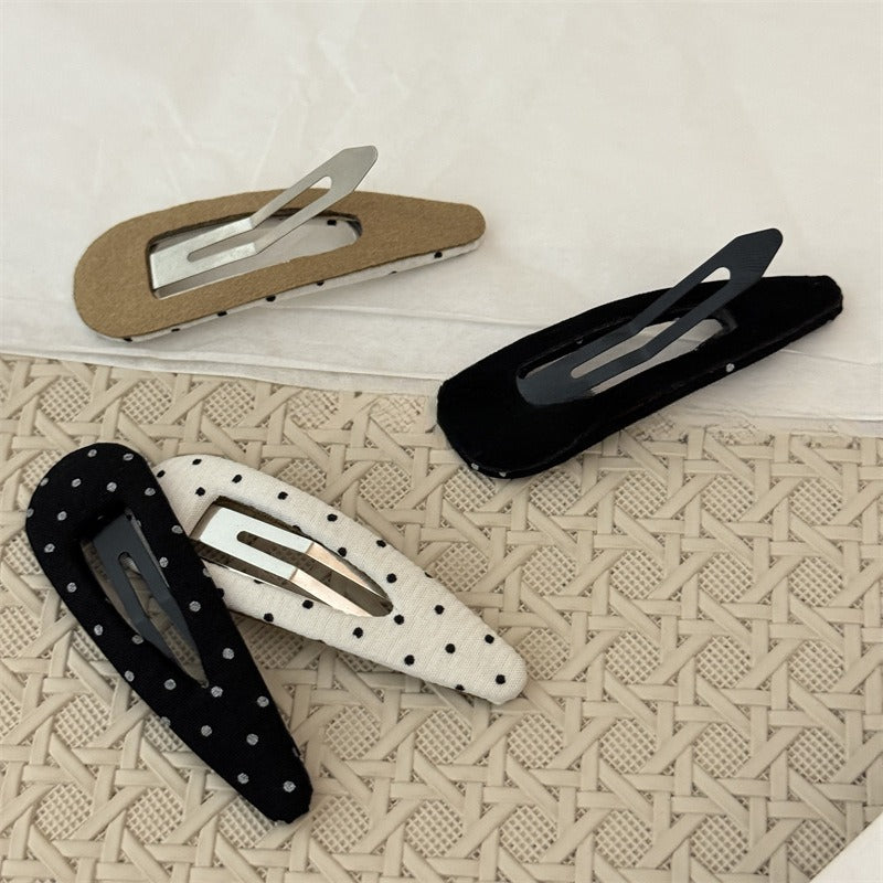 Vintage Polka Dot Hair Clips