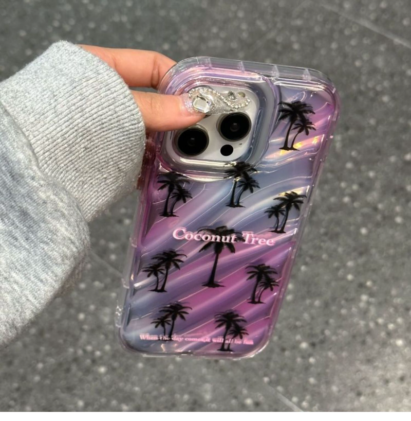 Pink Coconut Tree Case