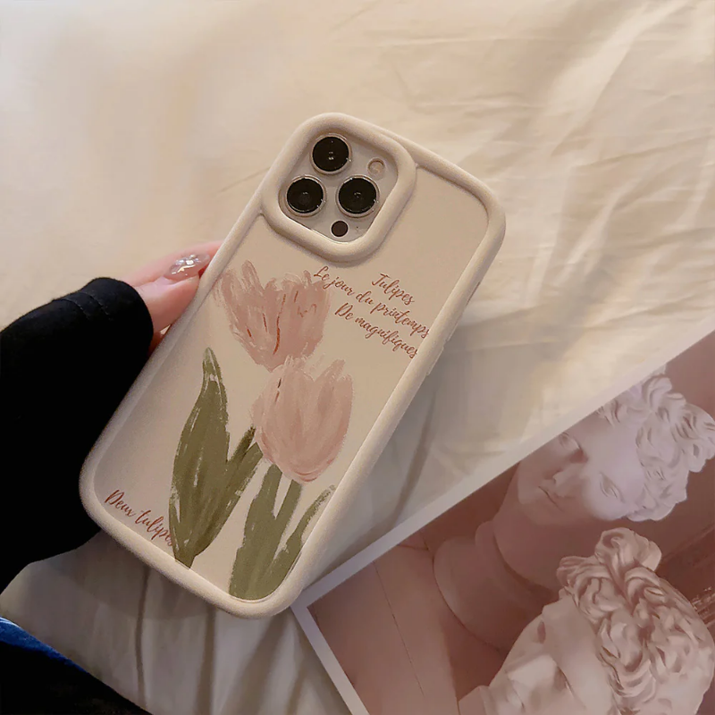 Watercolor Tulip Case