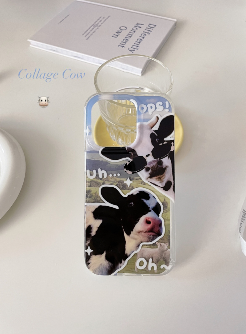 Uh Oops Cow Print Case