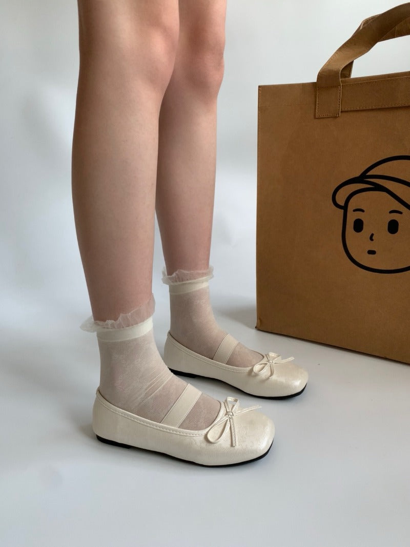 Classic Bowknot Mary Jane Flats