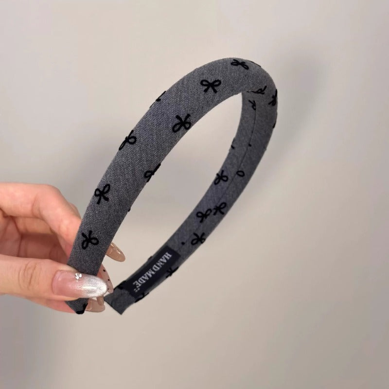 Chic Bow Print Headband