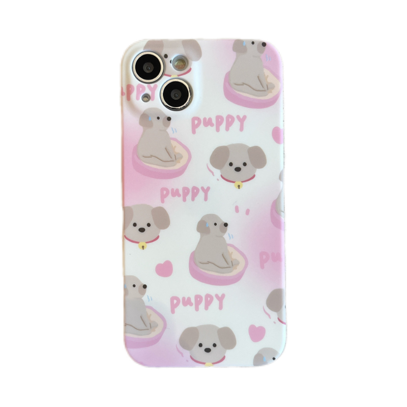 Gradient Pink Pups Case