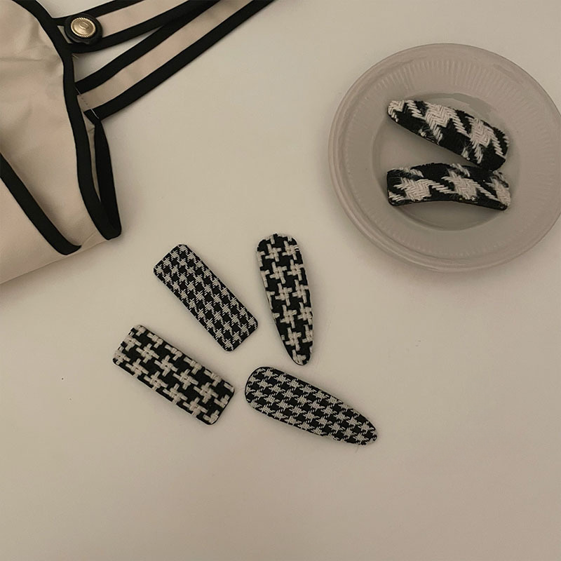 Modern Tweed Hair Clip