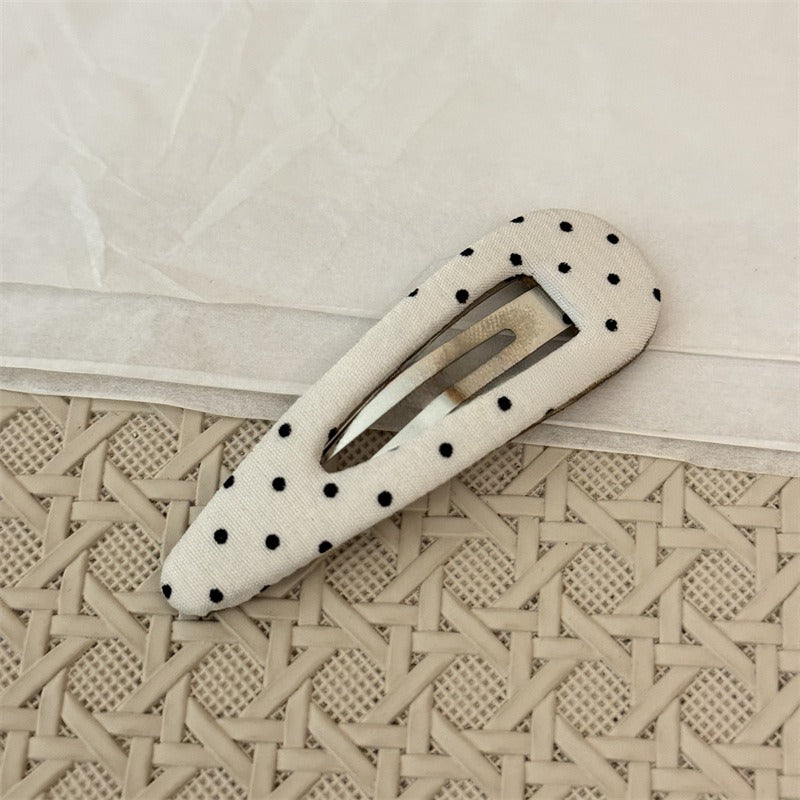 Vintage Polka Dot Hair Clips