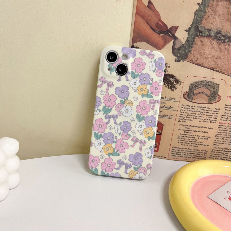 Fresh Pink Purple Floral Case