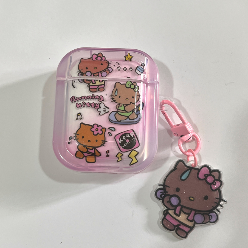 Workout Hawaii Kitty Airpods Case