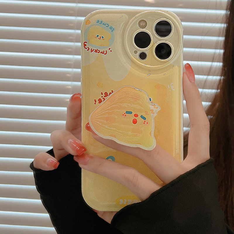 Sleepy Cheese Pop Socket Case