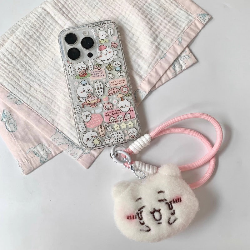 Cute Animal Party Clear Phone Case