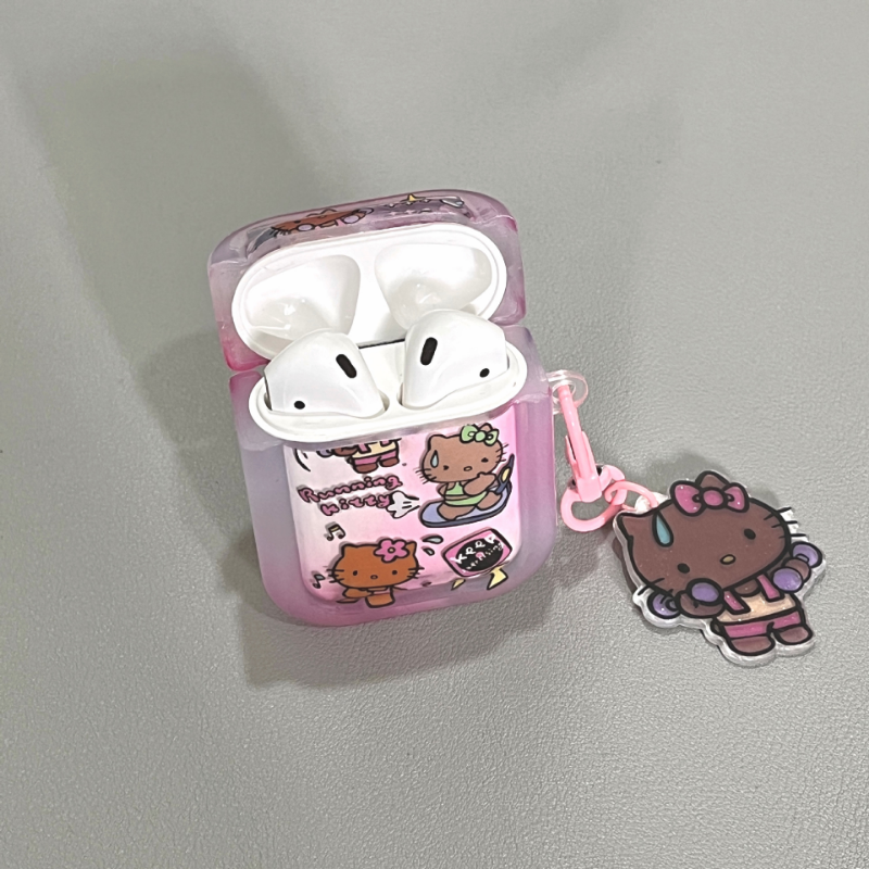 Workout Hawaii Kitty Airpods Case