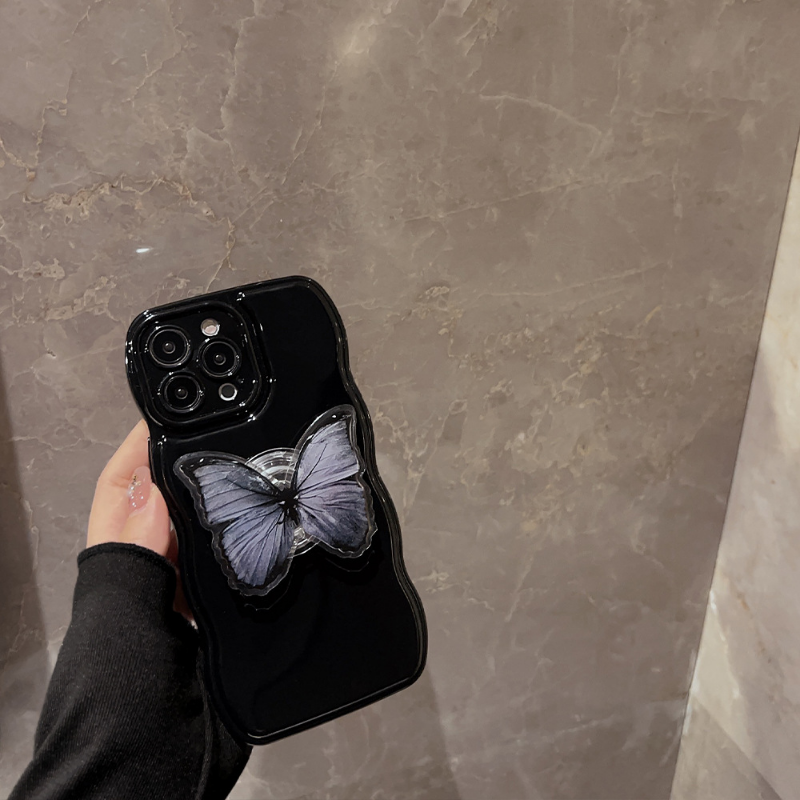 Noir Flutter Pop Socket Case