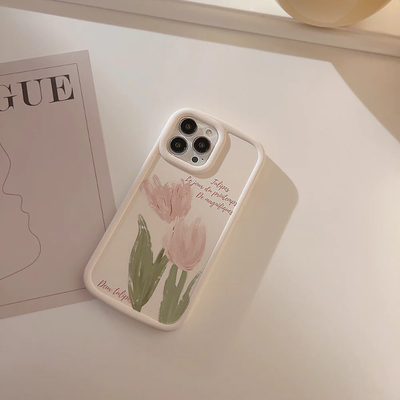 Watercolor Tulip Case