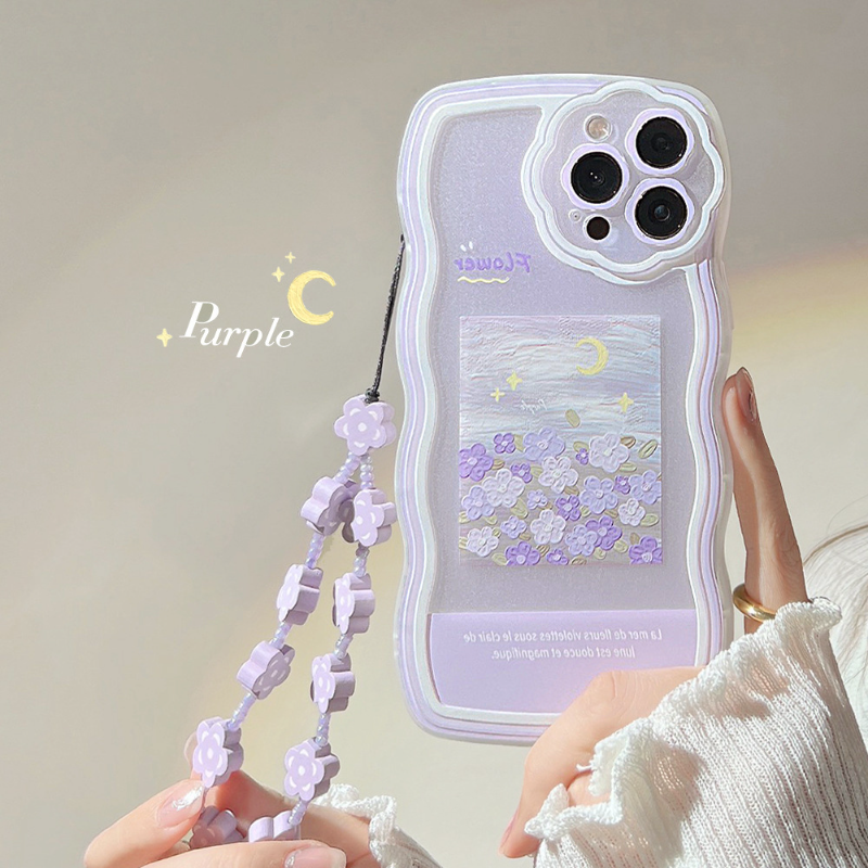 Lilac Garden Phone Charm Case