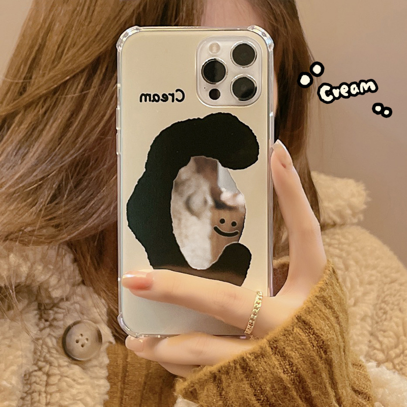 Smile Face Mirror Case