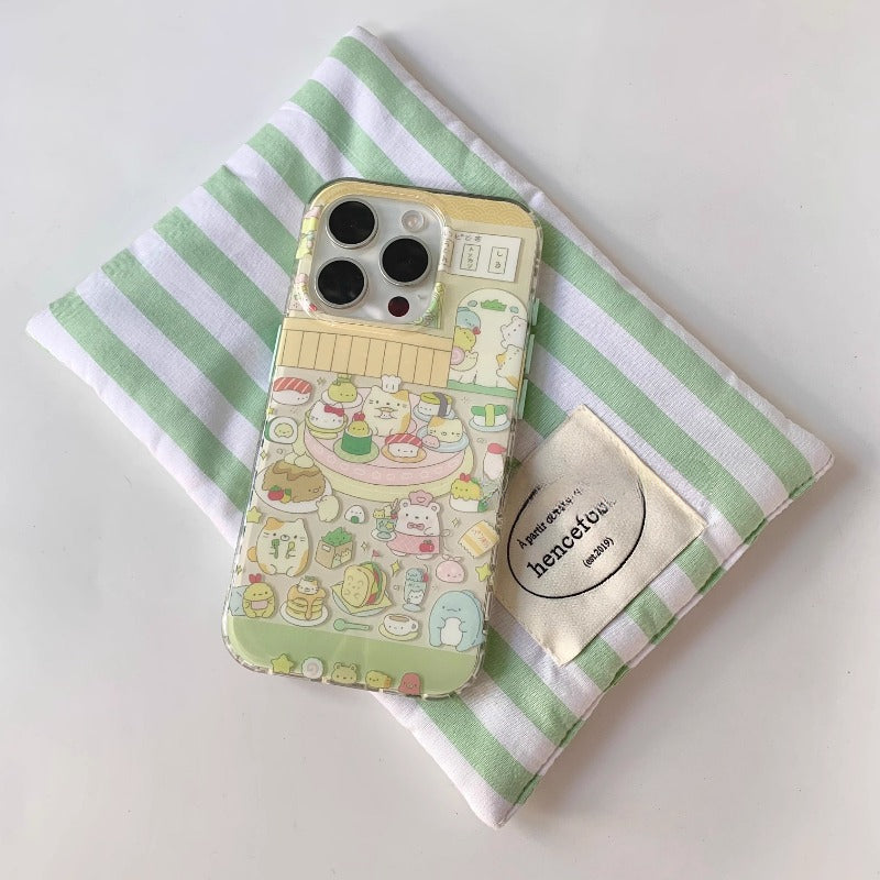 Pastel Diner Friends Case