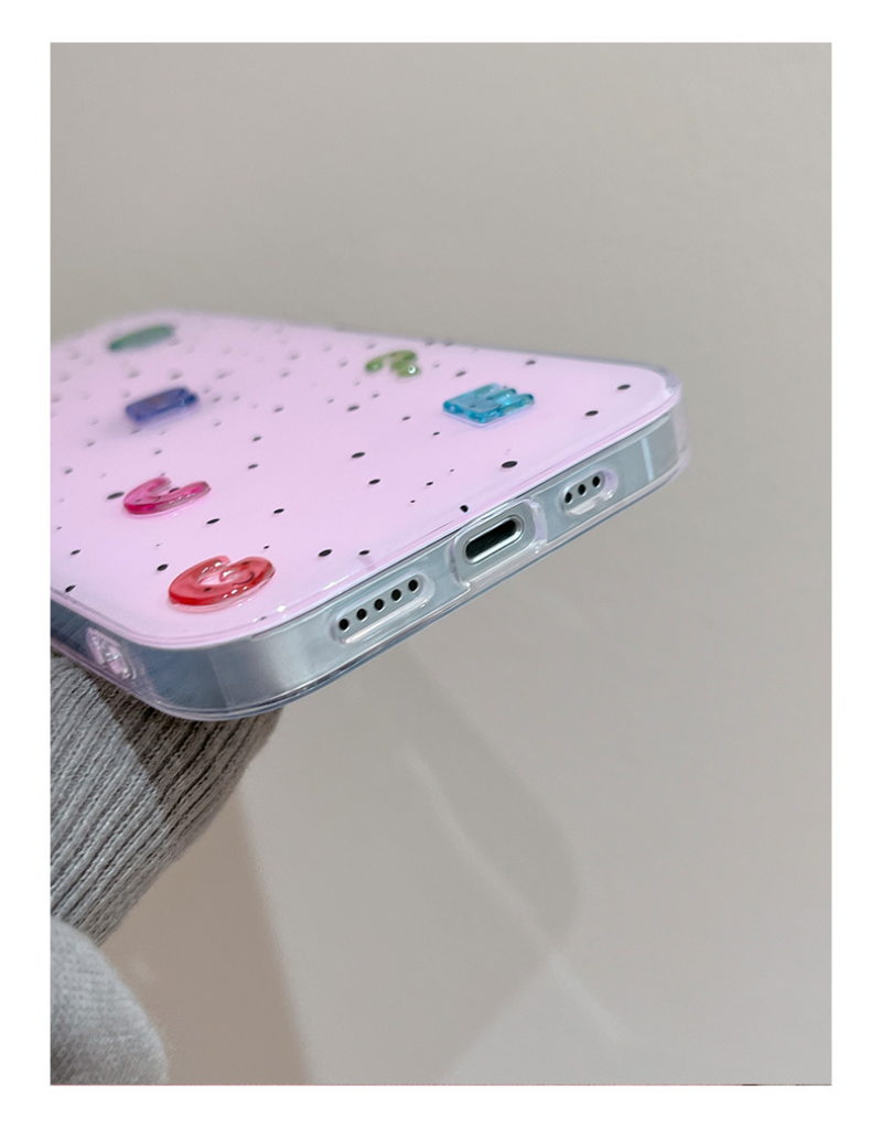 Multiple Dot Transparent Case