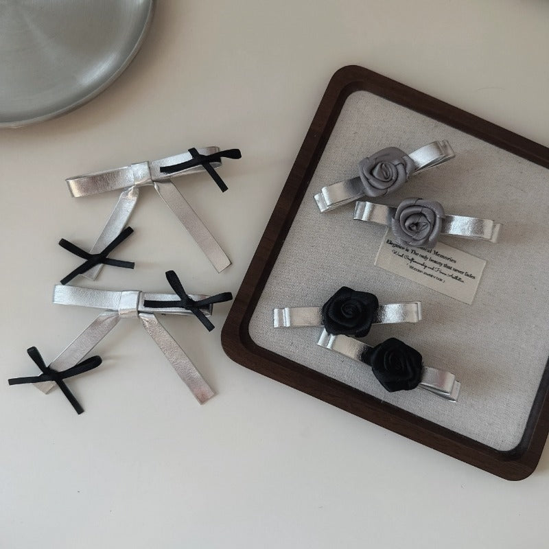 Stylish Floral Hair Claw Set