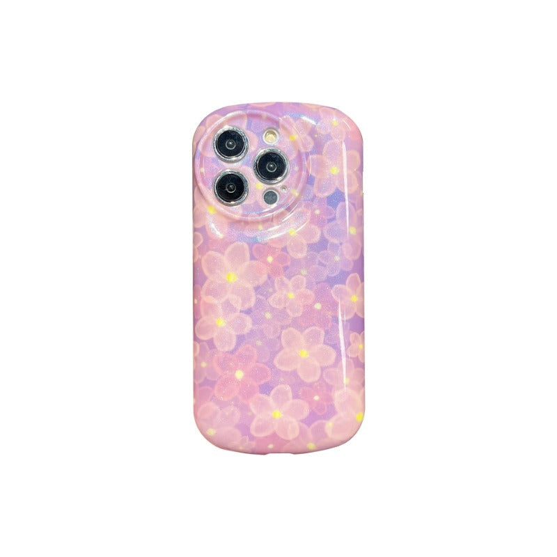 Lilac Flower Print Case