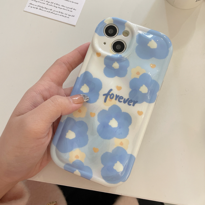 Blue Flower Case