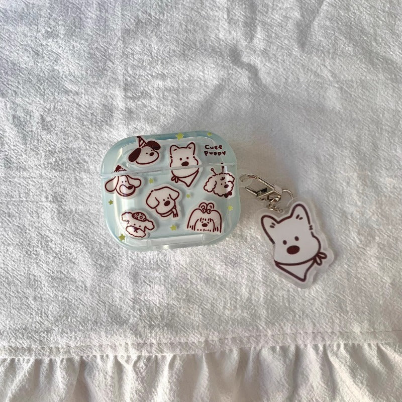 Cute Puppy Doodle AirPods Case