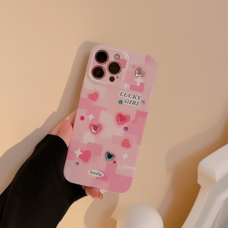 Floating Heart Pink Case