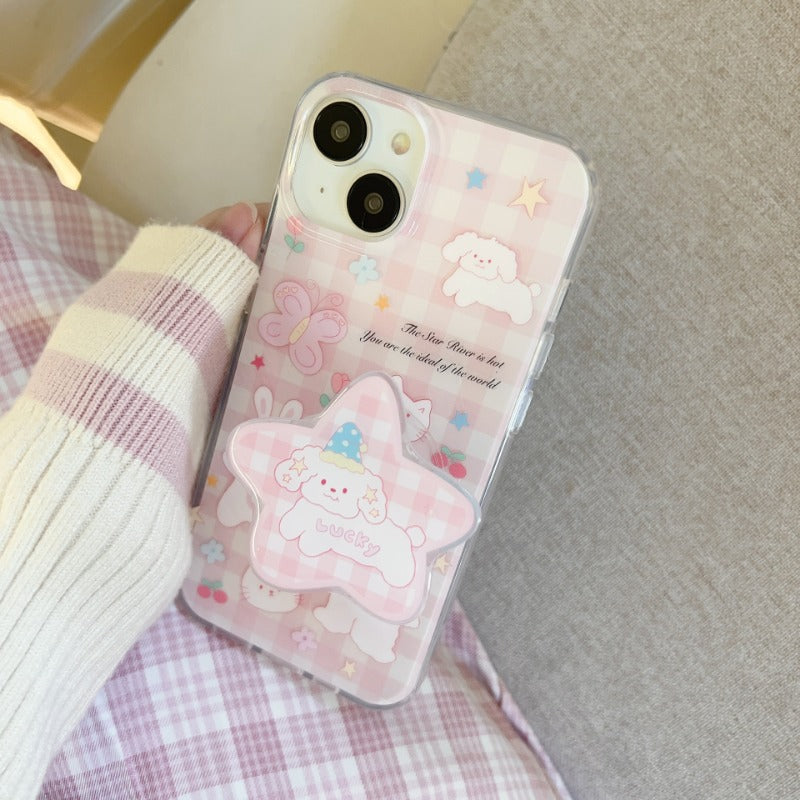 Star Pups Plaid Case