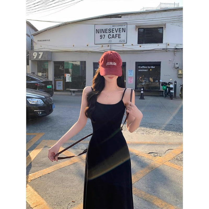 Pink Maxi Slip Dress
