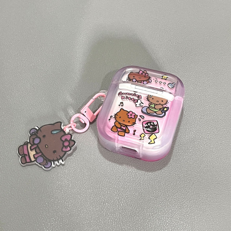 Workout Hawaii Kitty Airpods Case