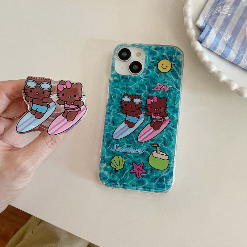 Surfing Hawaii Kitty Case