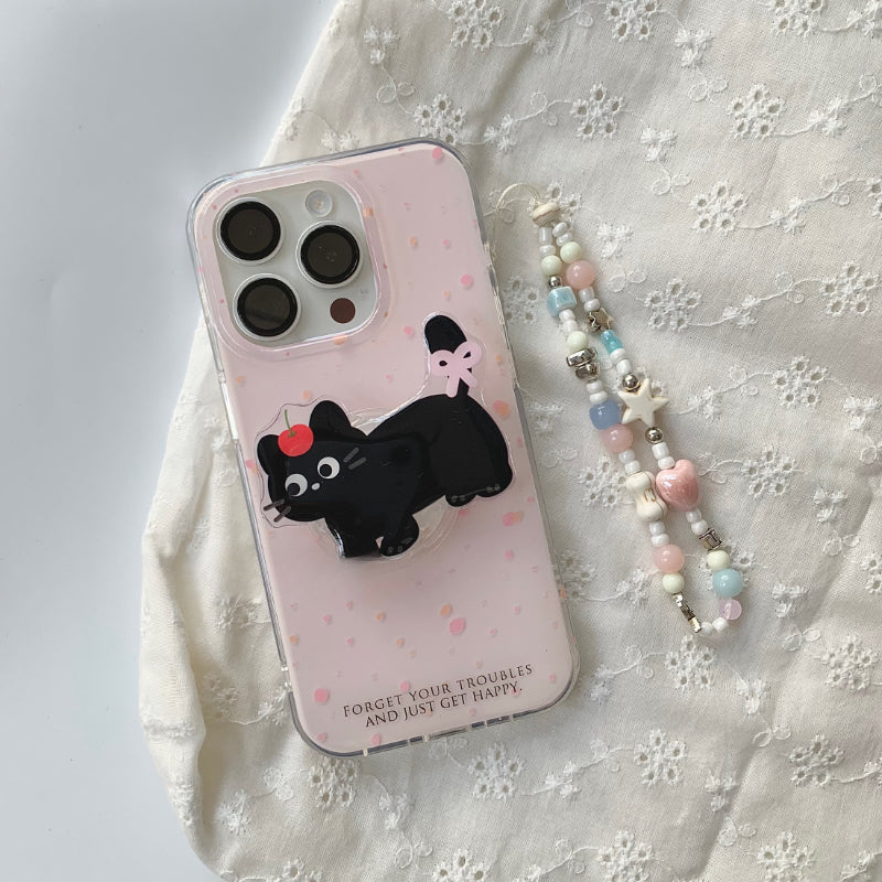 Happy Cherry Cat Phone Case