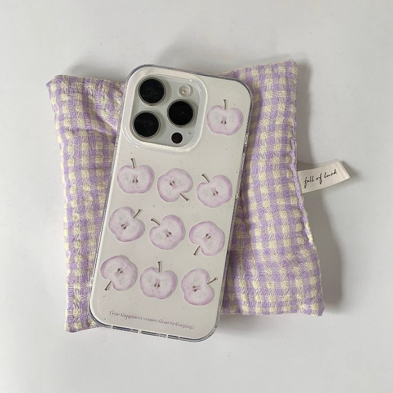 Lavender Apple Print Case