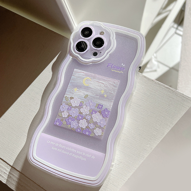 Lilac Garden Phone Charm Case