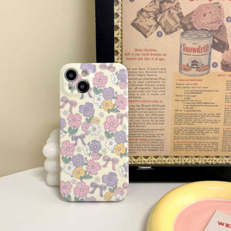 Fresh Pink Purple Floral Case