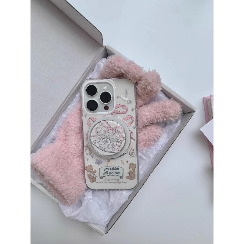 Cute Bunny Teacup Case