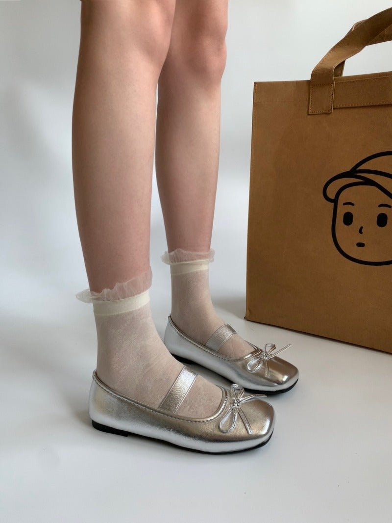 Classic Bowknot Mary Jane Flats