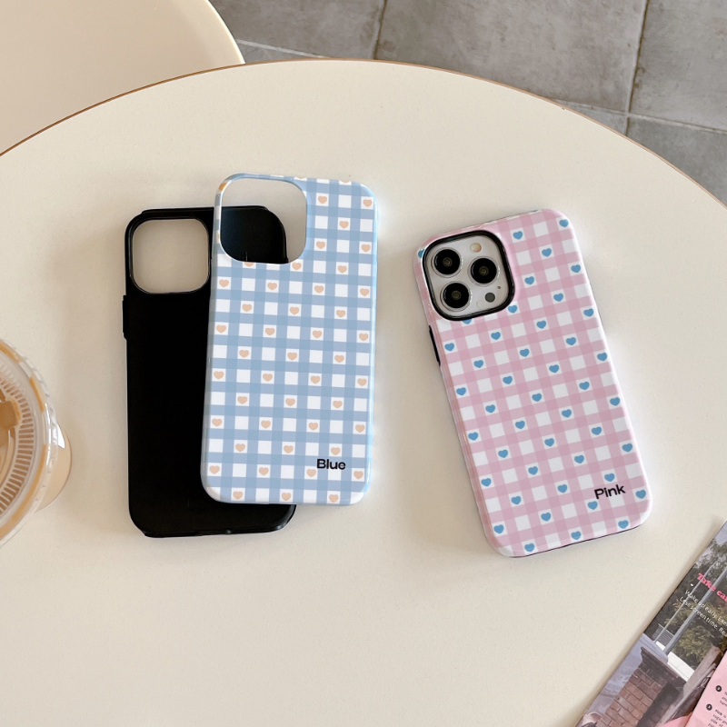 Heart Gingham Case